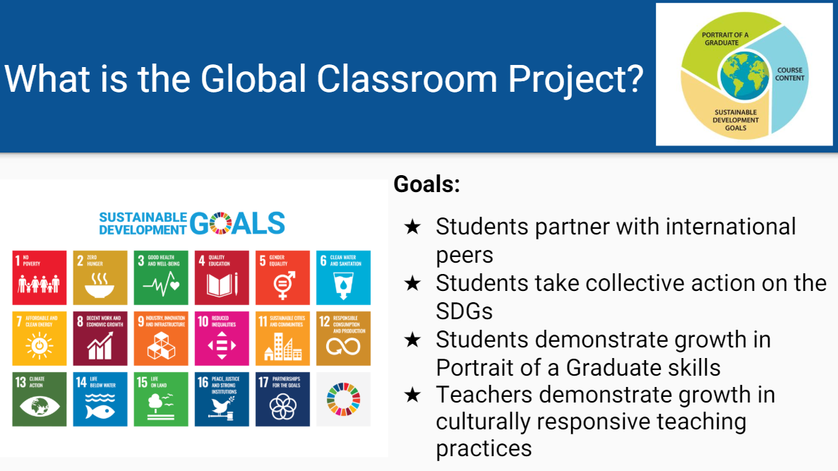 Goals of the Global Classroom Project