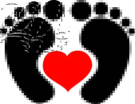 Download Search Results Baby Footprint Clipart Free - BestTemplatess