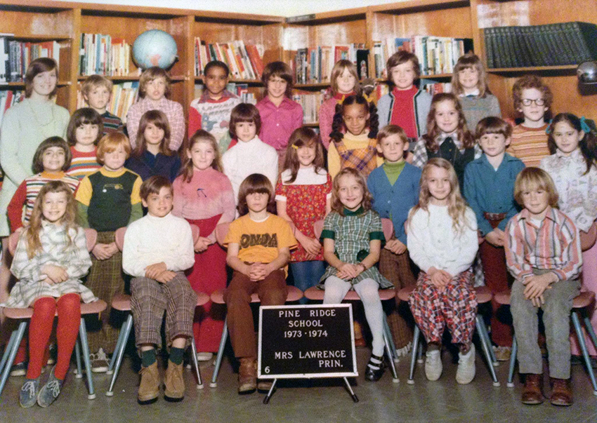 Classroom 6 portrait taken in 1973.