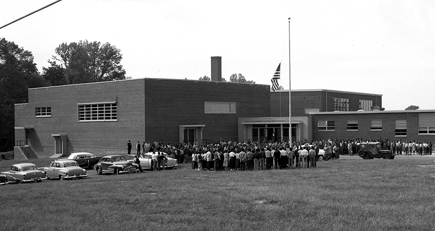 Luther Jackson High School in 1954