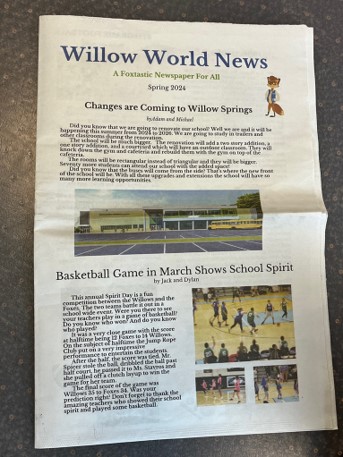 Willow Springs ES' Willow World News