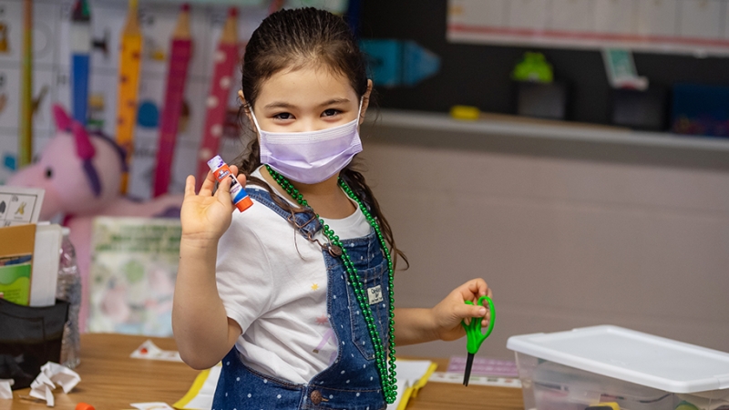 KIndergarten student