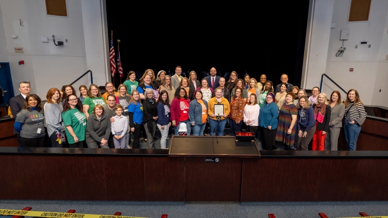 The School Board joins librarians and library services staff in support of the Read Across America and Library Recognition Month proclamation.