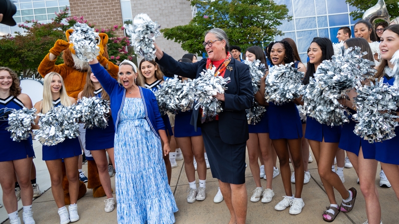 First day pep rally at Fairfax high School