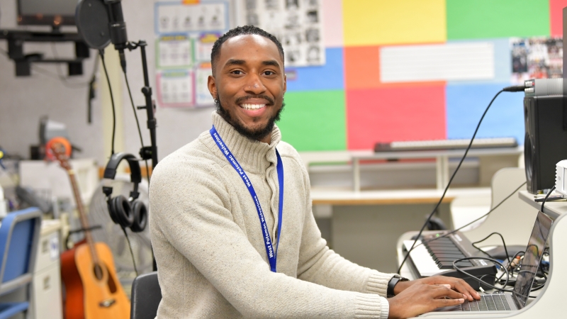 Luke Pierce, teacher at West Potomac