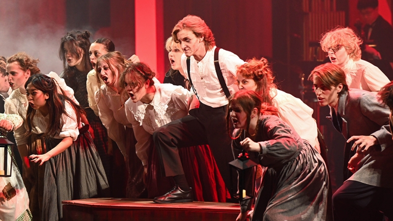 Students performing "Sweeney Todd" at 2024 Cappies Gala. 