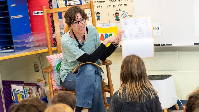 teacher and elementary school teachers