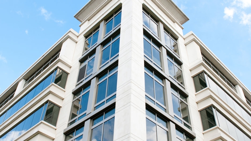 Photo of the top of the Willow Oaks Building