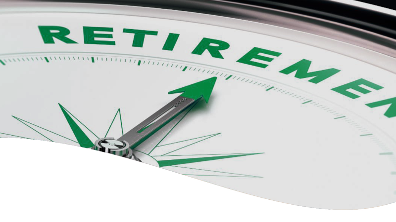 ERFC guides you on your journey to retirement (Image of a compass pointing to the work retirement)