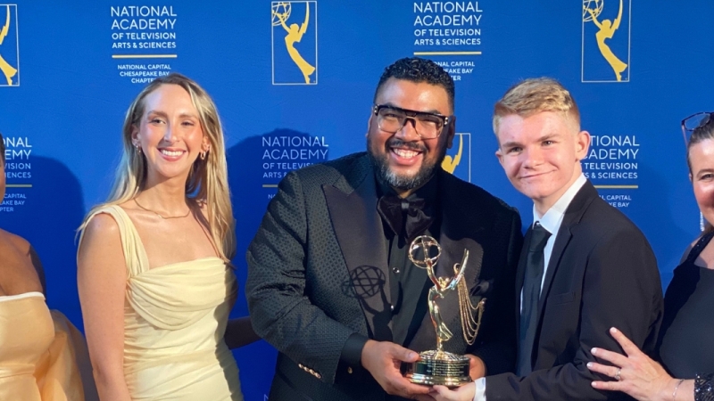 Team FCPS at the 2023 Capital Area Emmy Awards Gala