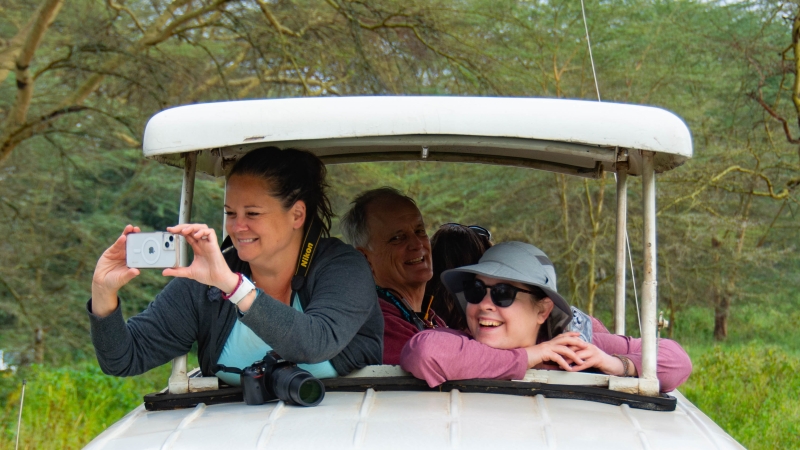 Teachers on a safari in Africa