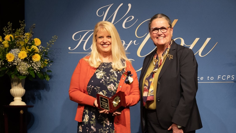 Dr. Reid at retirement ceremony