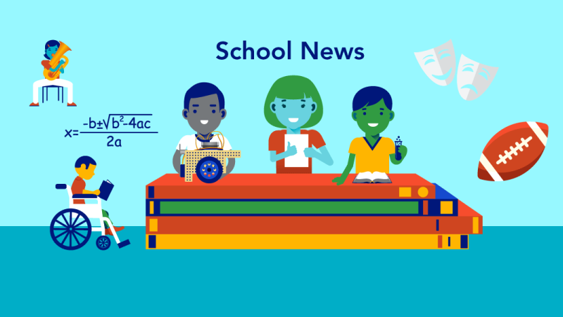 School News graphic