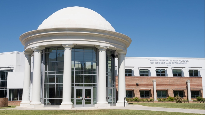 school building for Thomas Jefferson High School for Science and Technology