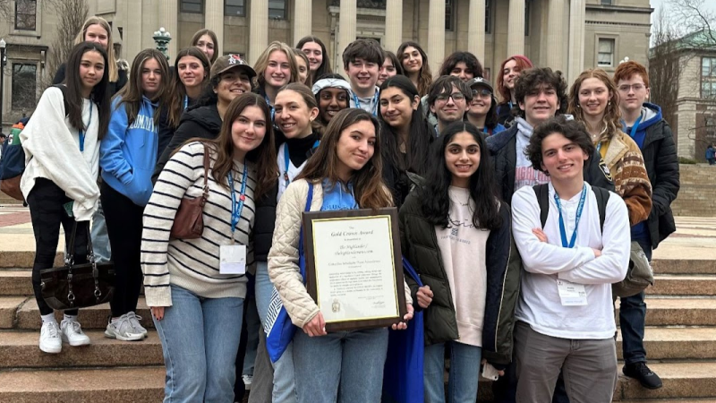 students with award