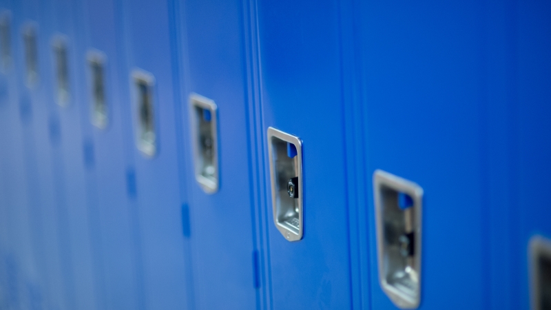 blue lockers