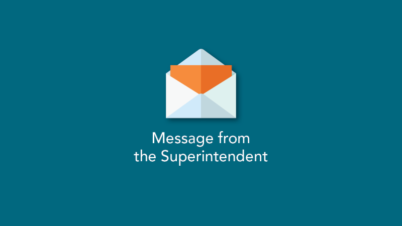 graphic for Superintendent's Messages