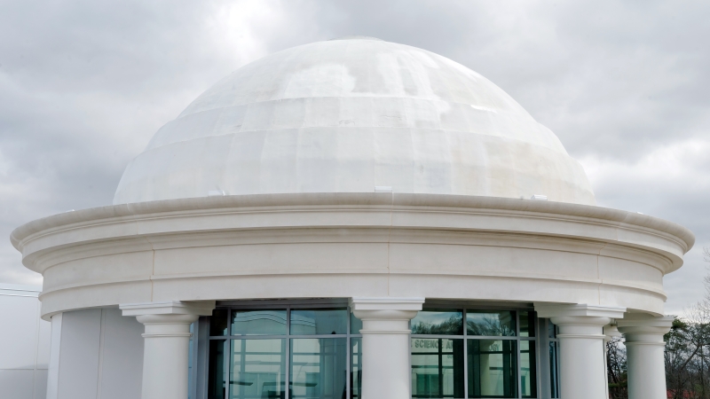 Exterior of Thomas Jefferson High School for Science and Technology