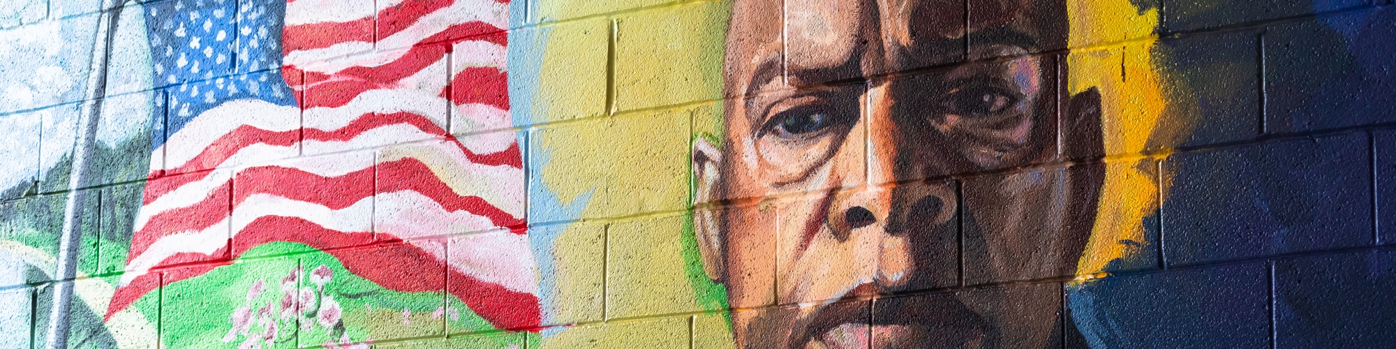 Picture of a mural of John Lewis