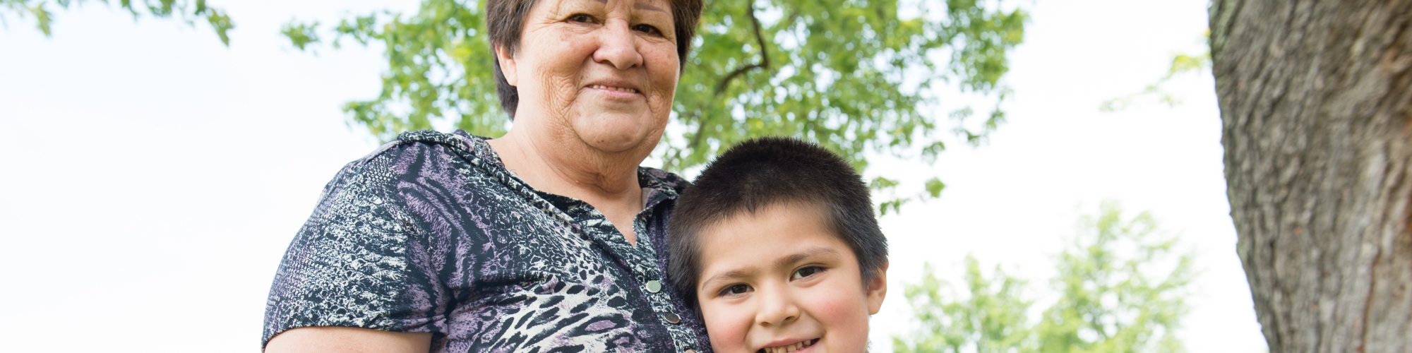 image of a Grandmother with a child