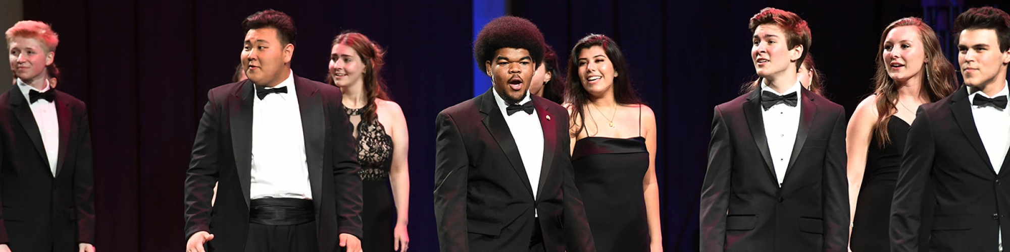 students performing at the Cappies