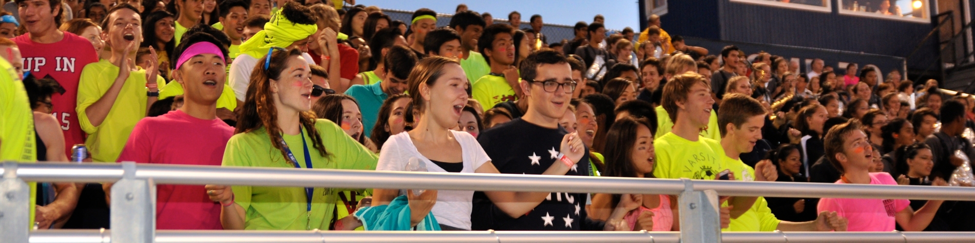 Football game stands