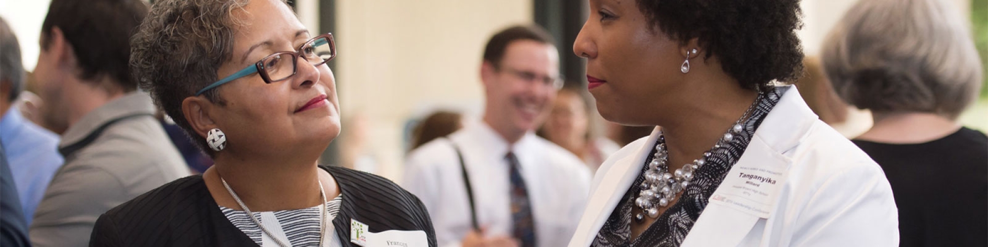 employees at a leadership conference